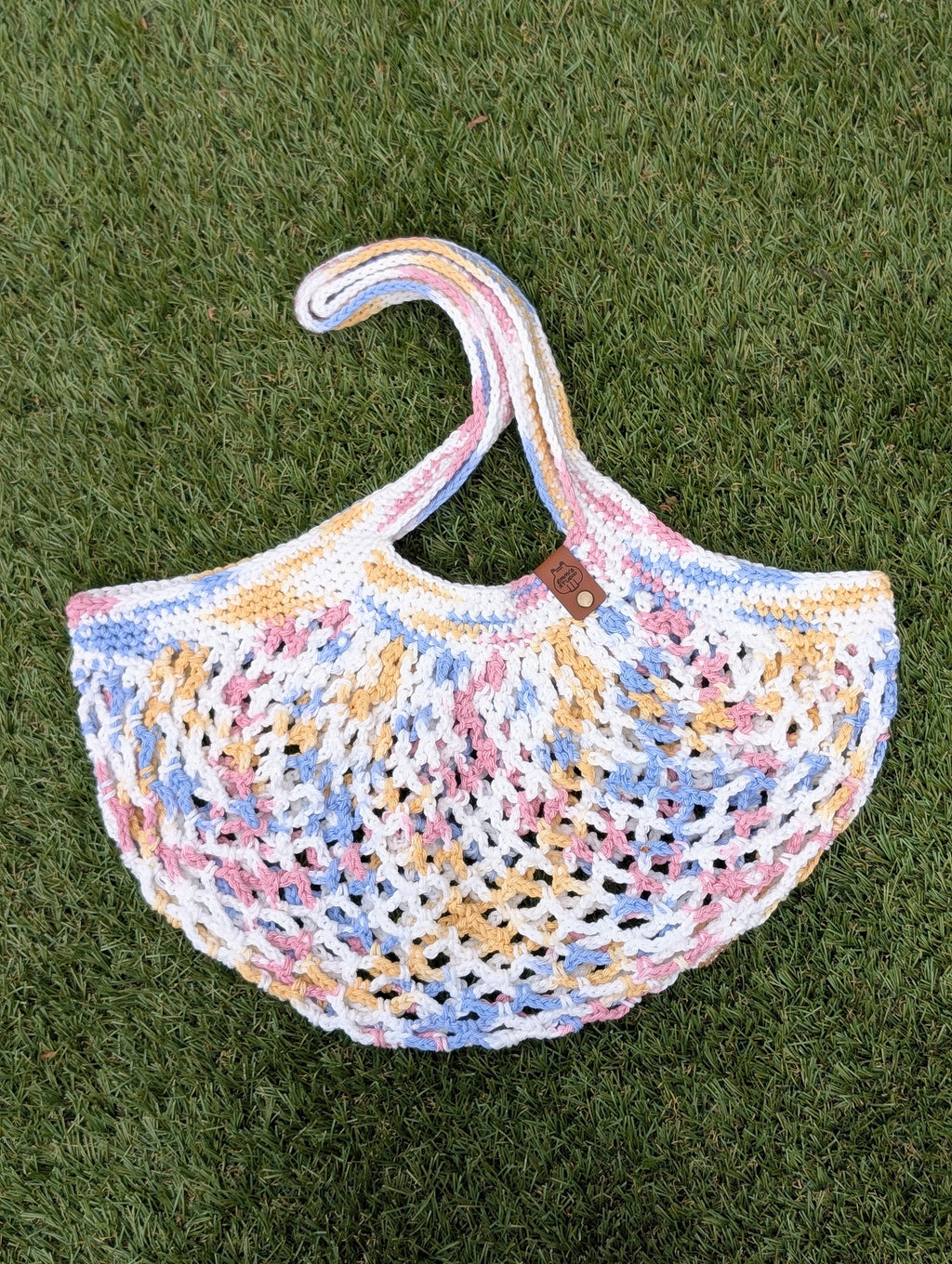 Crochet Market Bag - Breeze Ombre