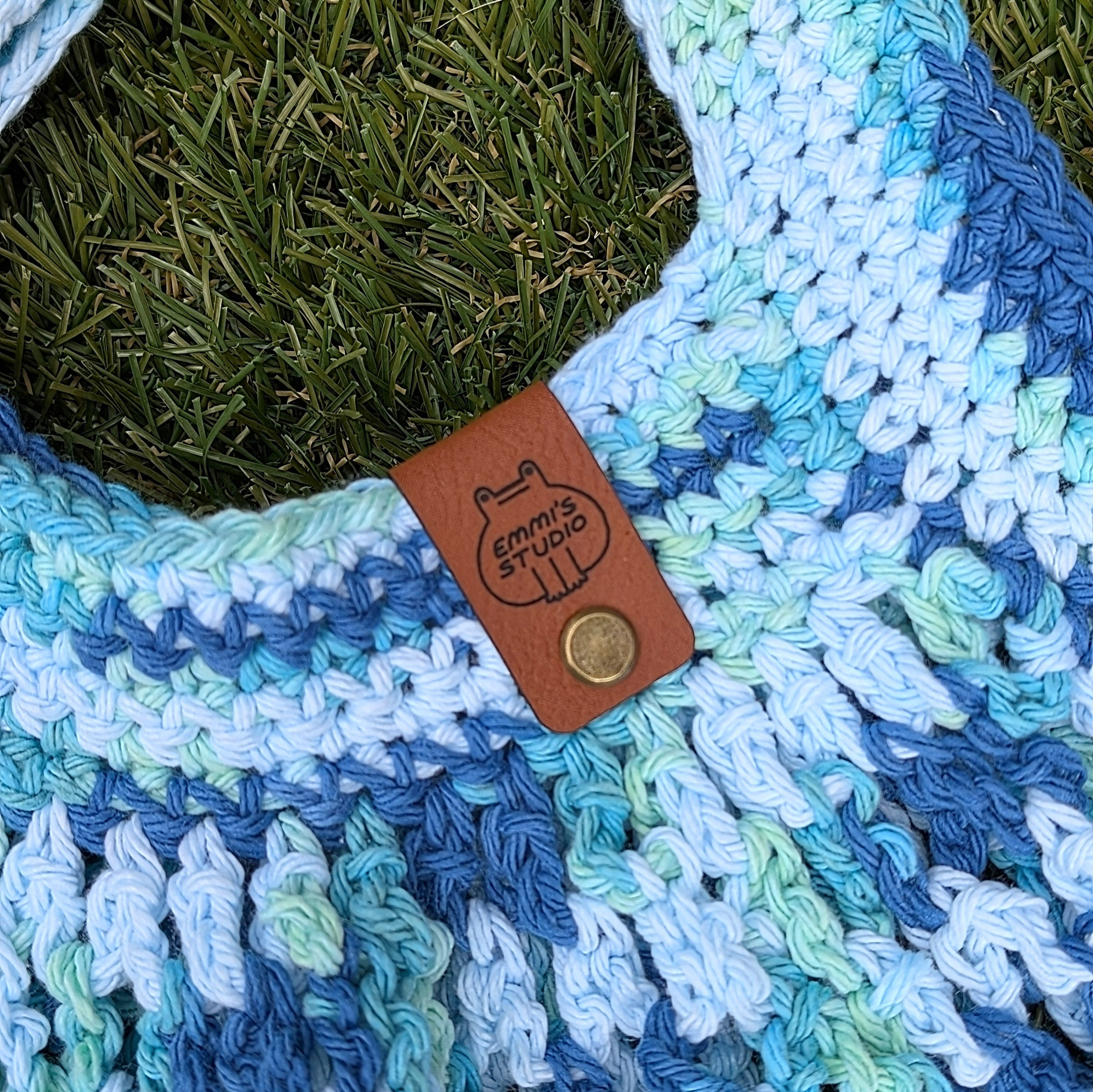 Crochet Market Bag - Ocean