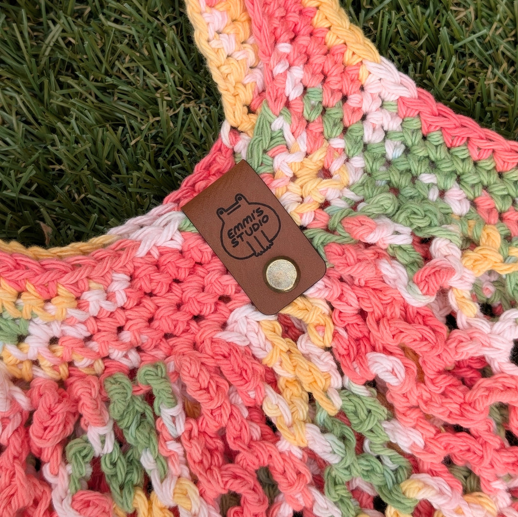 Crochet Market Bag - Mango