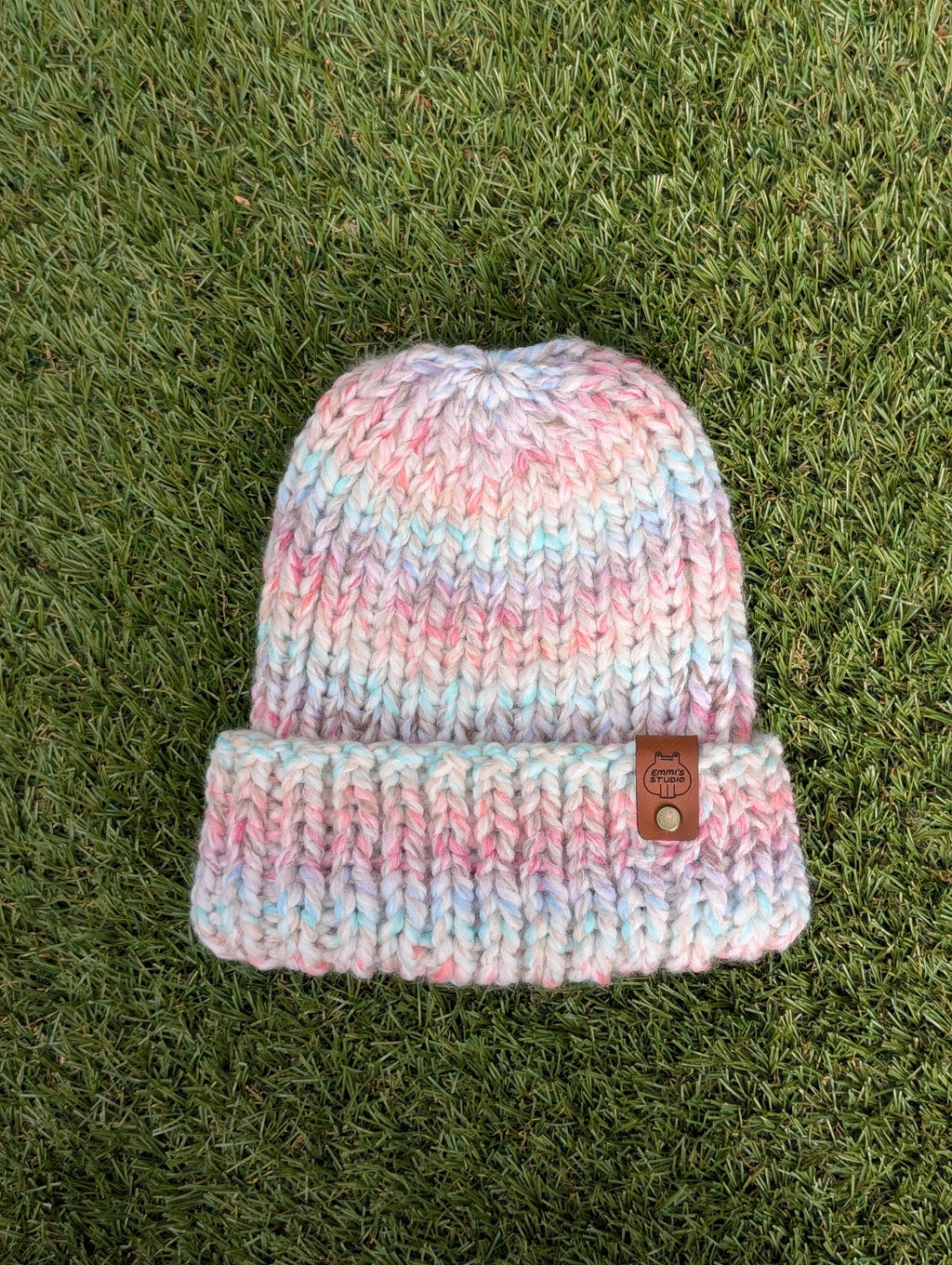 Knit Beanie - Pastel