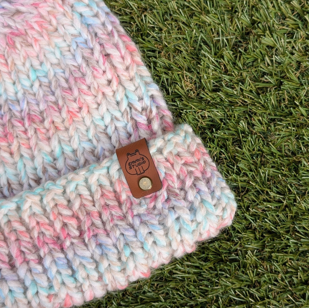 Knit Beanie - Pastel