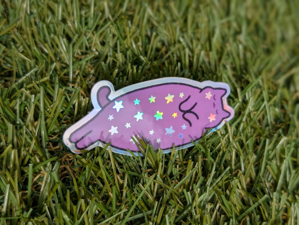 Starry Cat Holo Sticker