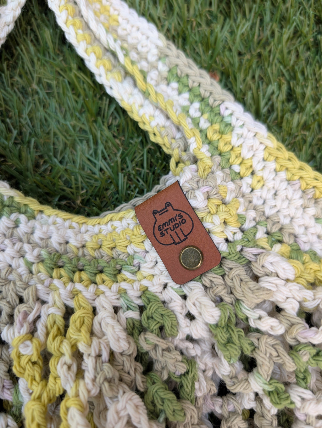 Crochet Market Bag - Jungle