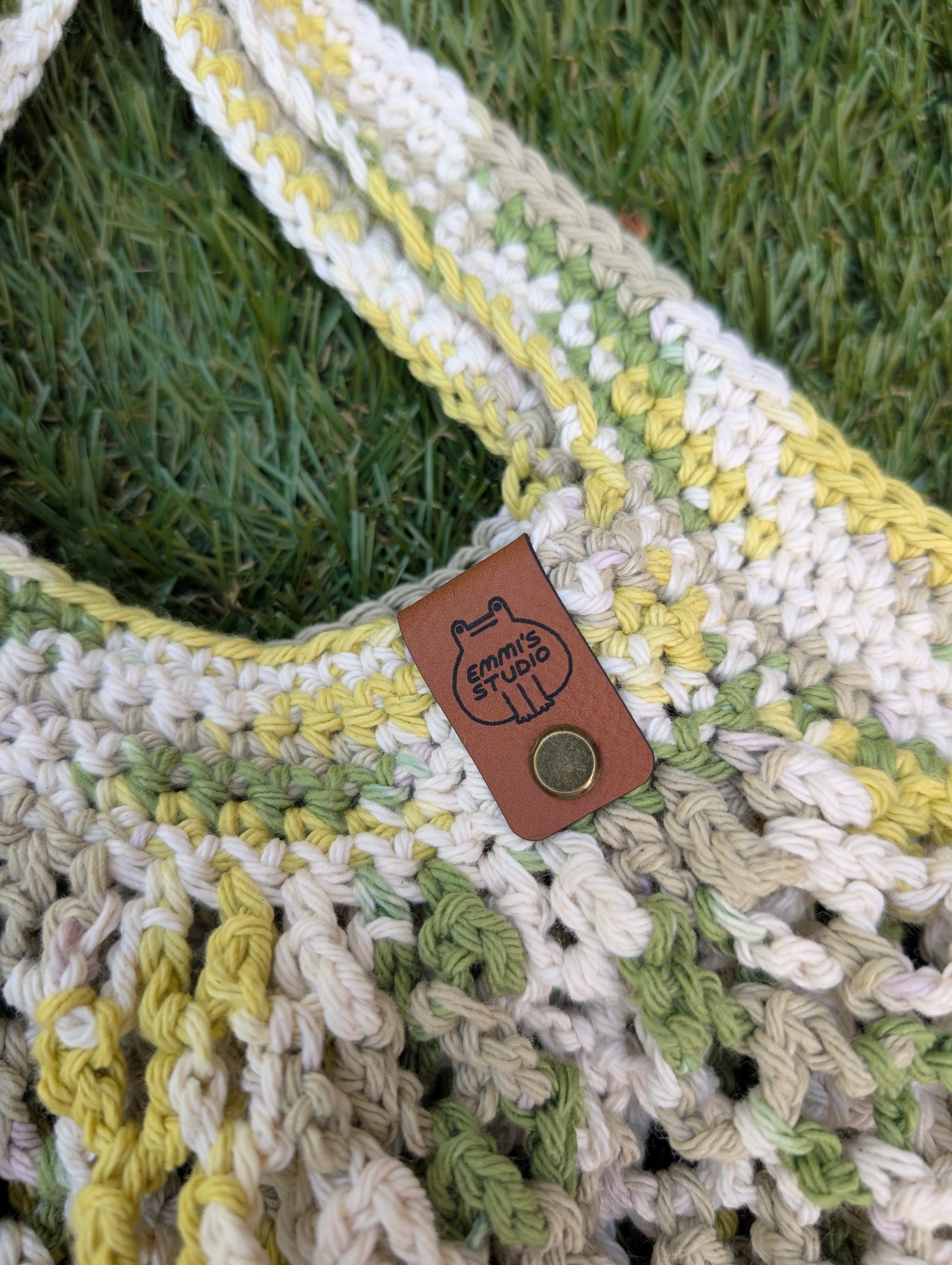 Crochet Market Bag - Jungle